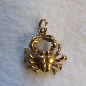 Crab Charm 1" For Necklace